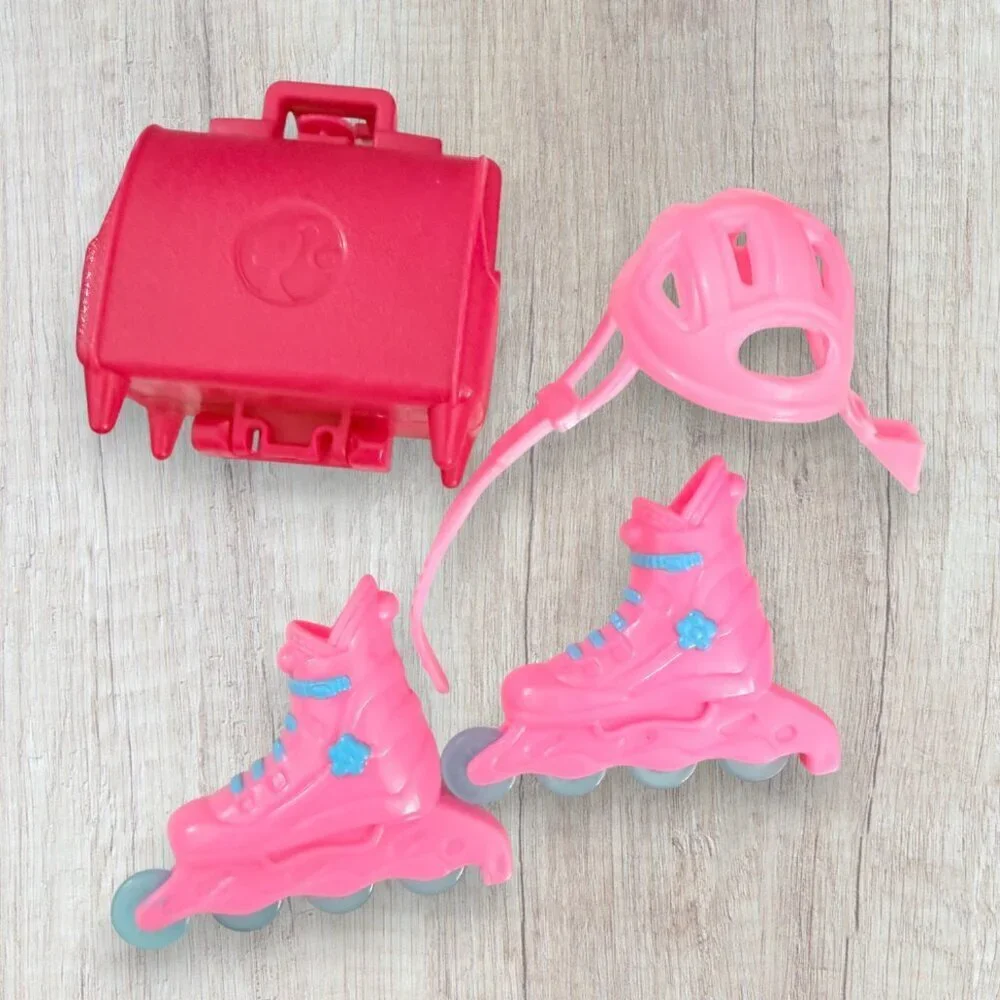 Barbie Shoes Accessories Lot Bags Roller Skates Boots Heels Fashion Doll Mix